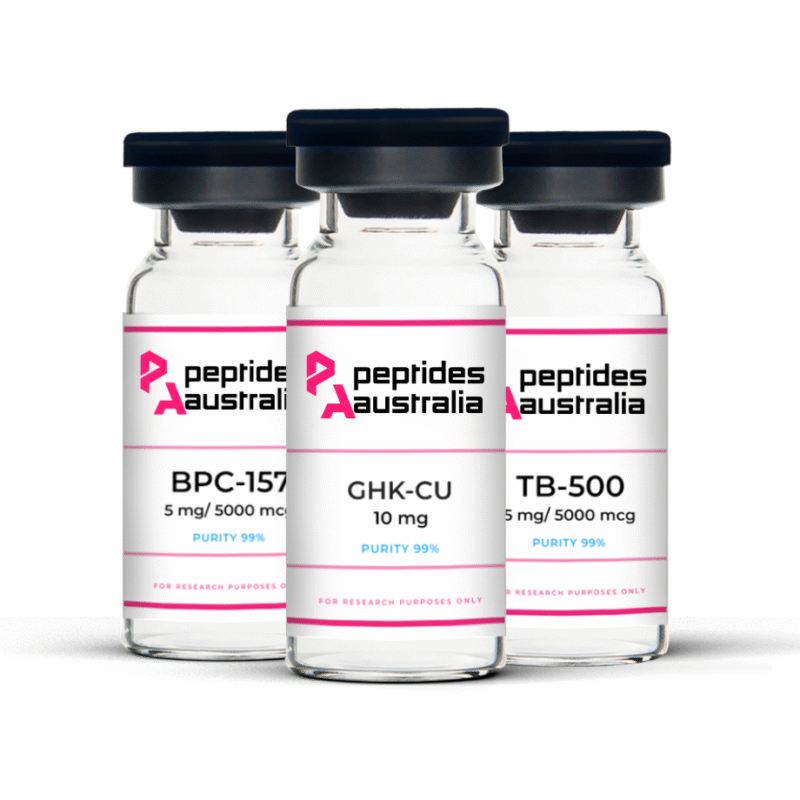 BPC-157 + GHK-Cu + TB-500 Peptide Stack
